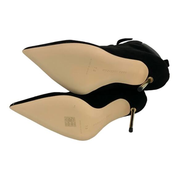 Good American Scandal Lace Up High Heel Booties Black Size 7.5 NWT $275 MSRP - Picture 7 of 8